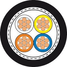 ETHERLINE® Y CAT.5e BK 2x2xAWG22/7