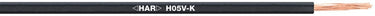 H05V-K 1X0,5 GNYE