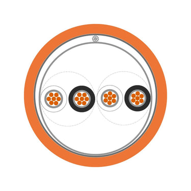 ÖLFLEX® FIRE 6387 OS 10 x 2 x 1 WH/BK