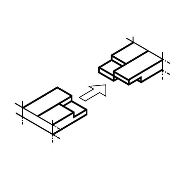 FLEXIBLE TRUNKING GMF HF-40 GY