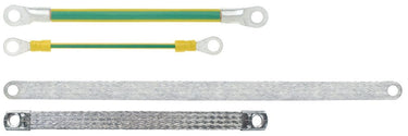 FLAT GROUND STRAP/TERMINALS 1X25/M8/300