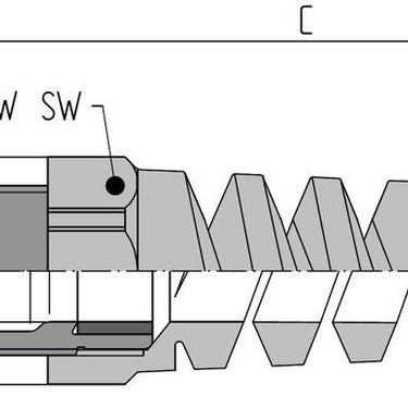SKINTOP® BS NPT 1/2'' RAL 9005 BK